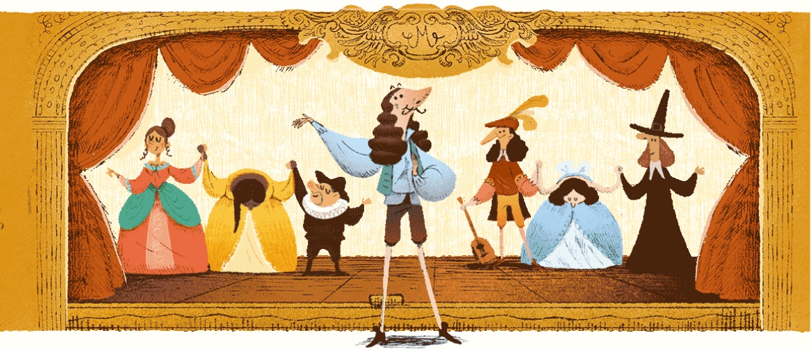 Google doodle vinh danh Moliere anh 6