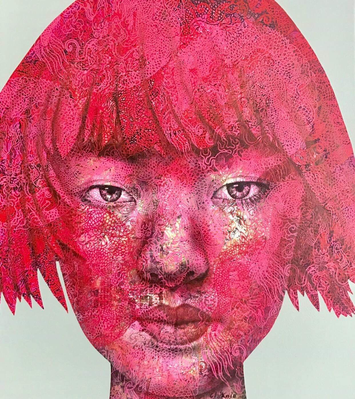 Dien mao chau A trong tranh hoa si Thai anh 8