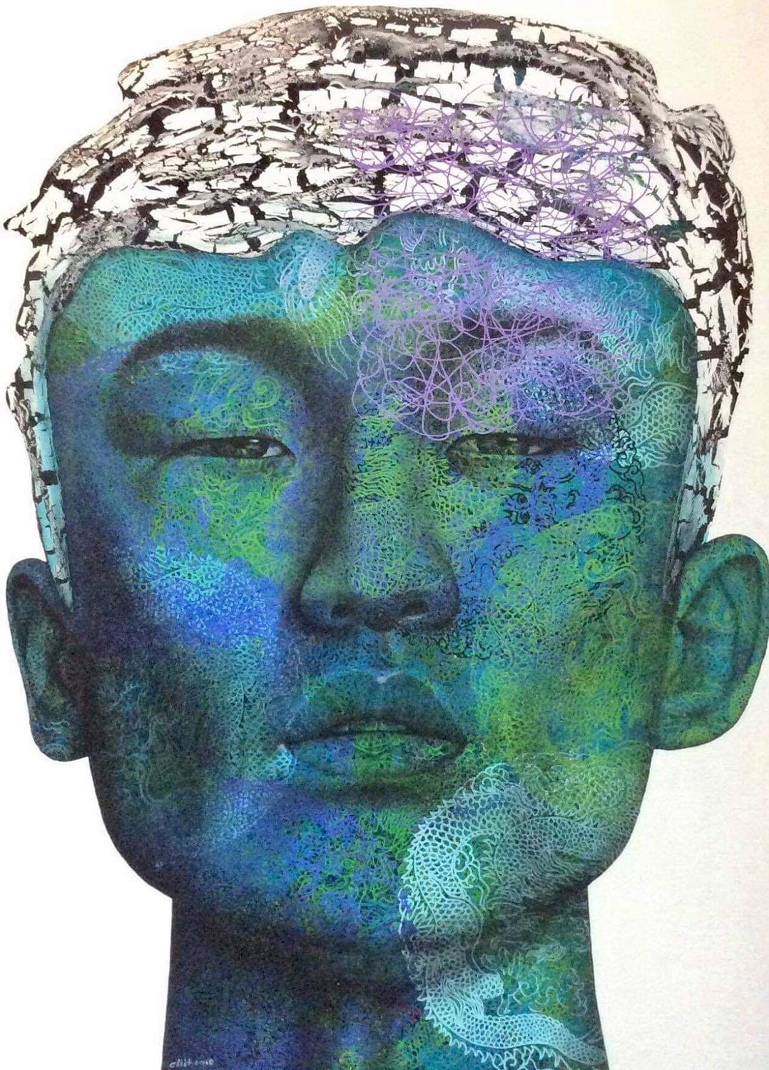 Dien mao chau A trong tranh hoa si Thai anh 12