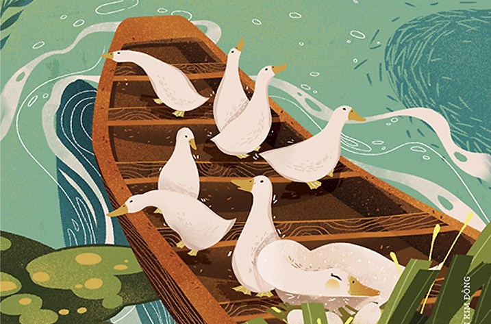 Hanh trinh rong ruoi kiem an cua hon 2.000 con vit dong hinh anh