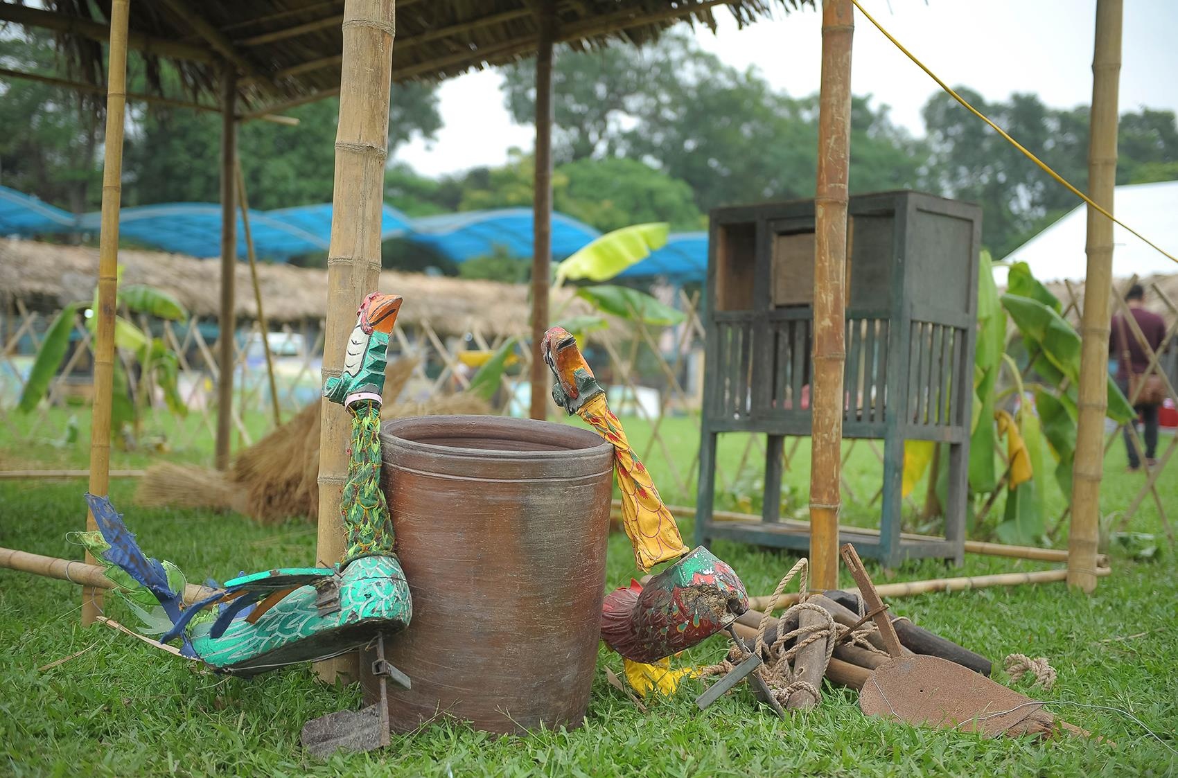Tai hien lang que Bac Bo xua trong Hoang thanh Thang Long hinh anh