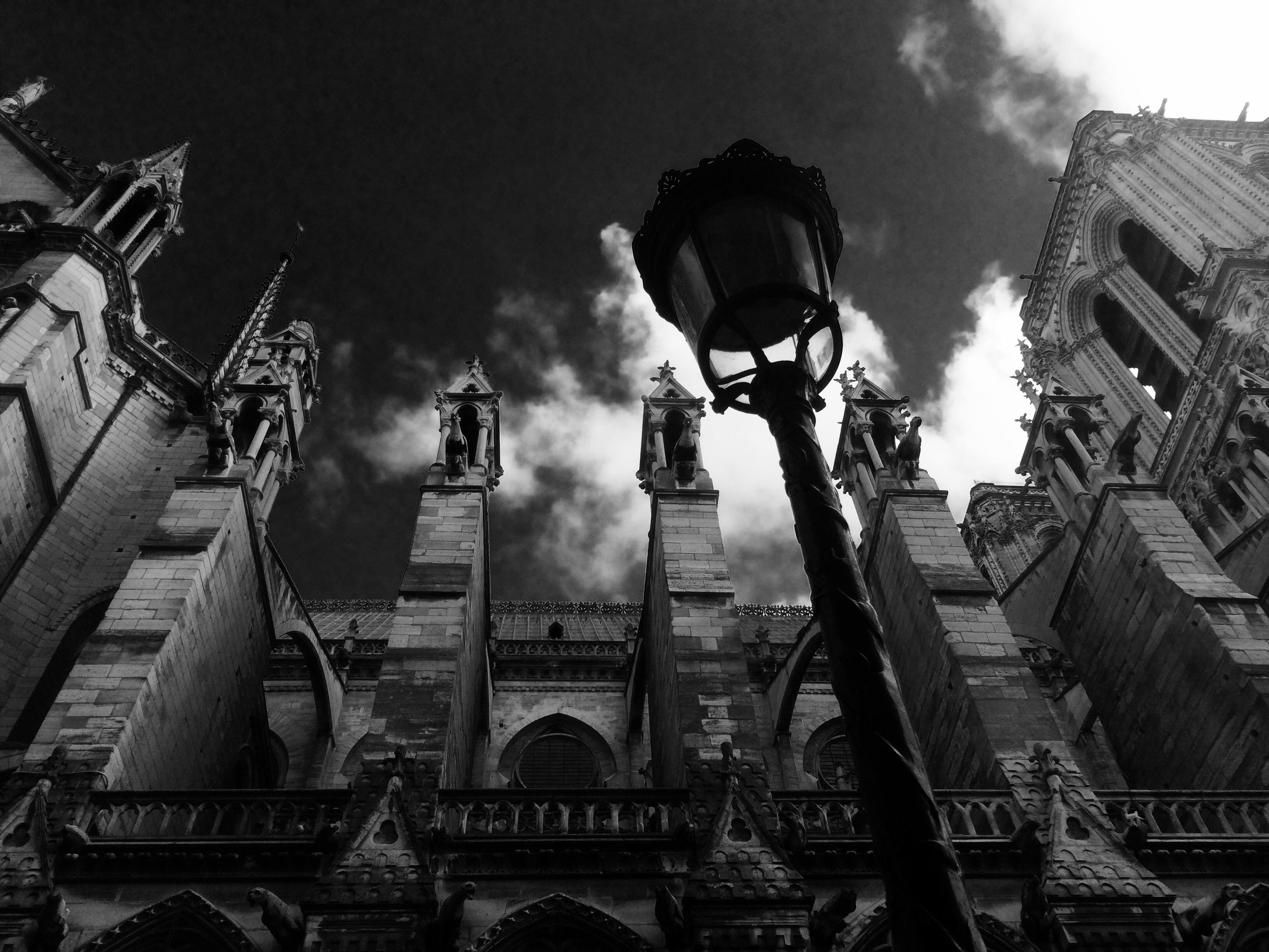 Nha tho Duc Ba Paris - vi dai 700 nam, thanh tro tan trong phut choc hinh anh