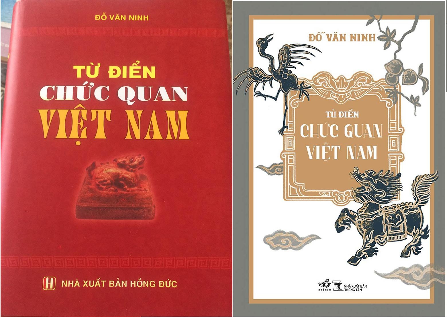 Hai phien ban ‘Tu dien chuc quan Viet Nam’, dau la sach that? hinh anh