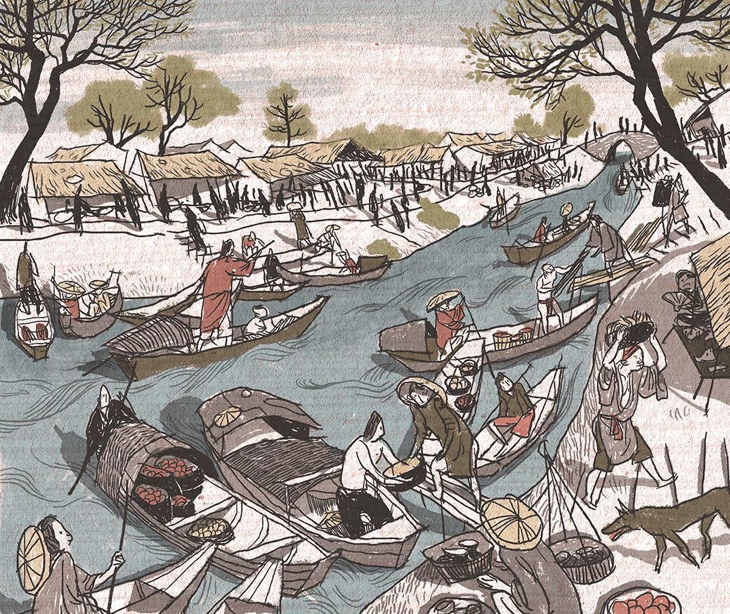 Sông Tô Lịch xưa thơ mộng, đẹp đẽ ảnh 1 Song To Lich xua tho mong, dep de anh 1