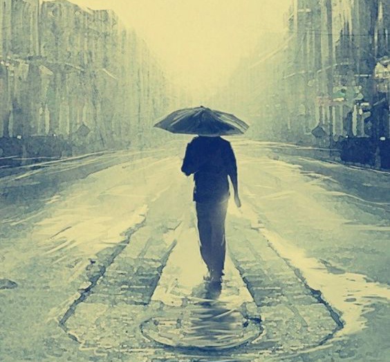 Ngoi xuong duoi chieu mua anh 1