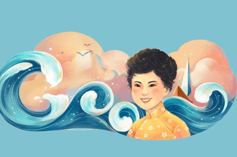 Google Doodles vinh danh nu si Xuan Quynh hinh anh