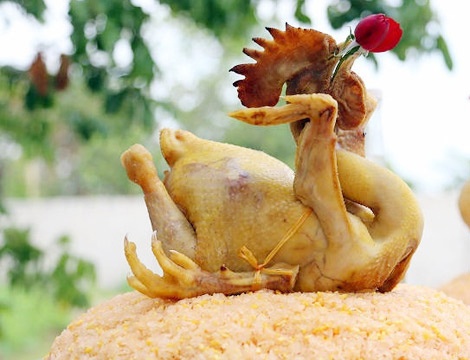 Xem chan ga va tuc Tet vuon, Tet trau, Tet gieng cua nguoi mien Tay hinh anh