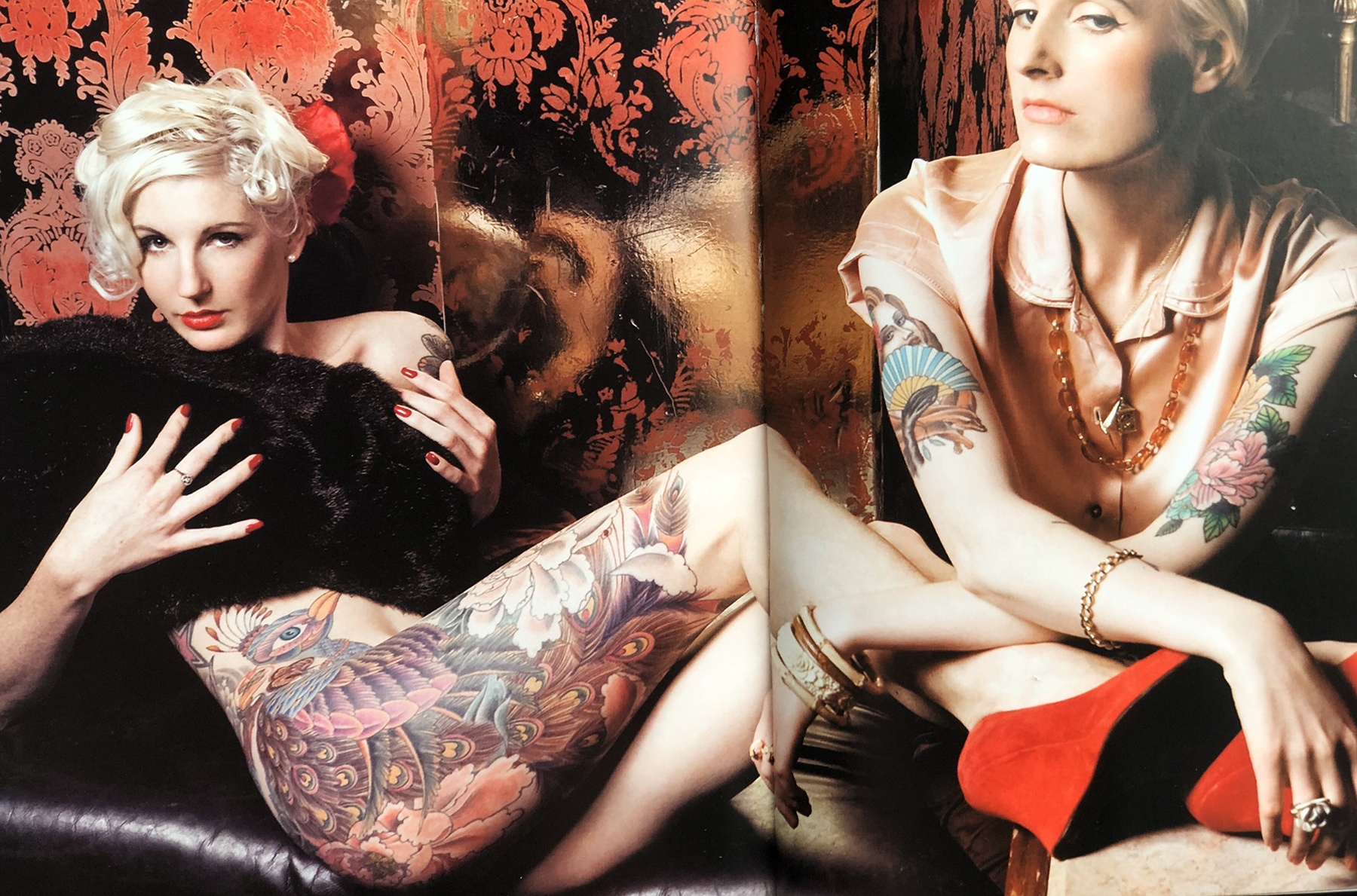 Tu bieu tuong truy lac toi thoi trang thuong luu cua hinh xam hinh anh