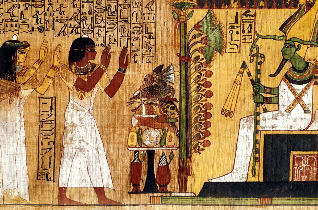 Tu thu - bi an nhung cuon sach chon trong lang mo nguoi Ai Cap hinh anh