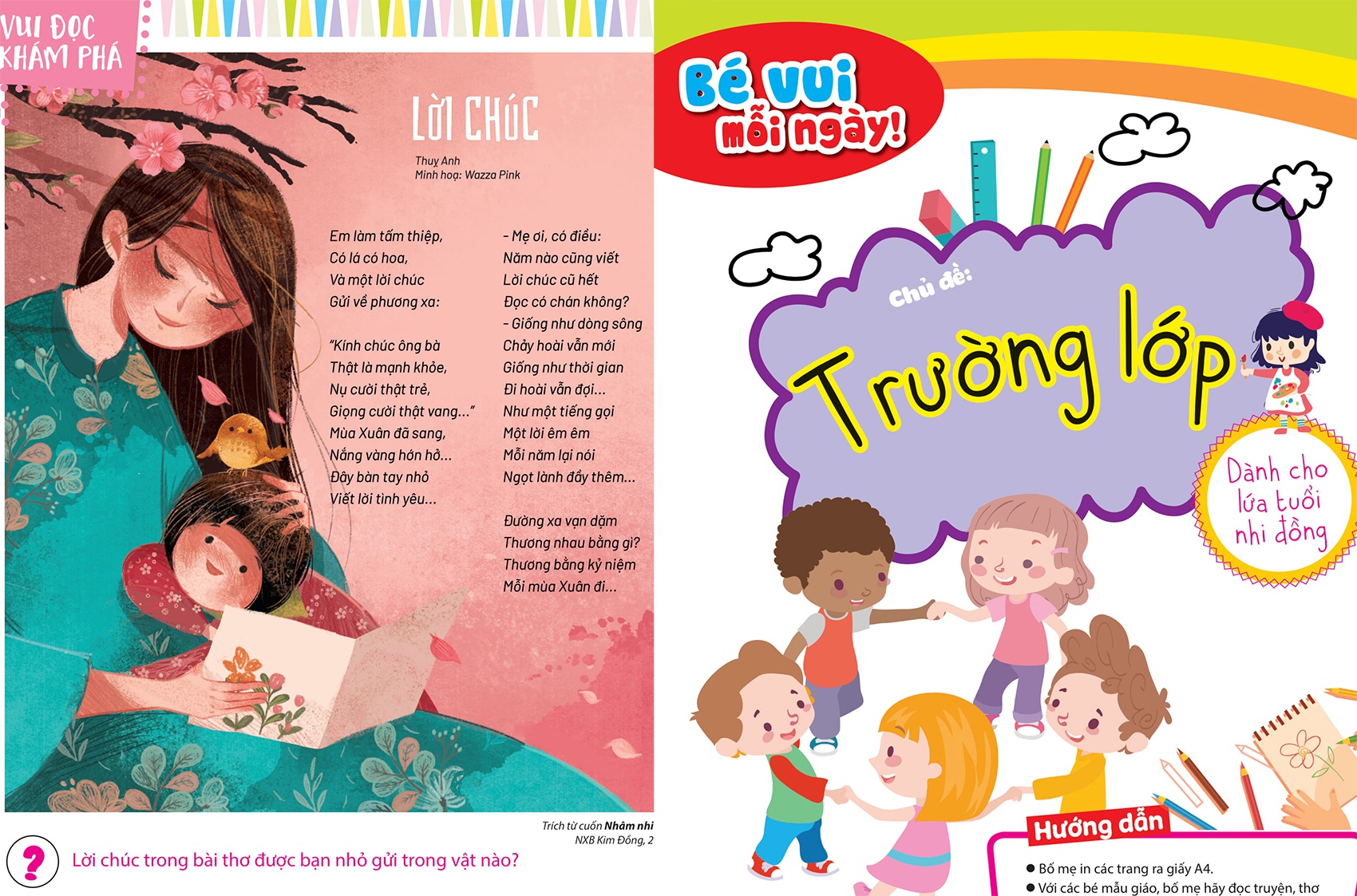 Nha xuat ban Kim Dong tang tu lieu mien phi cho ban doc nhi mua dich hinh anh