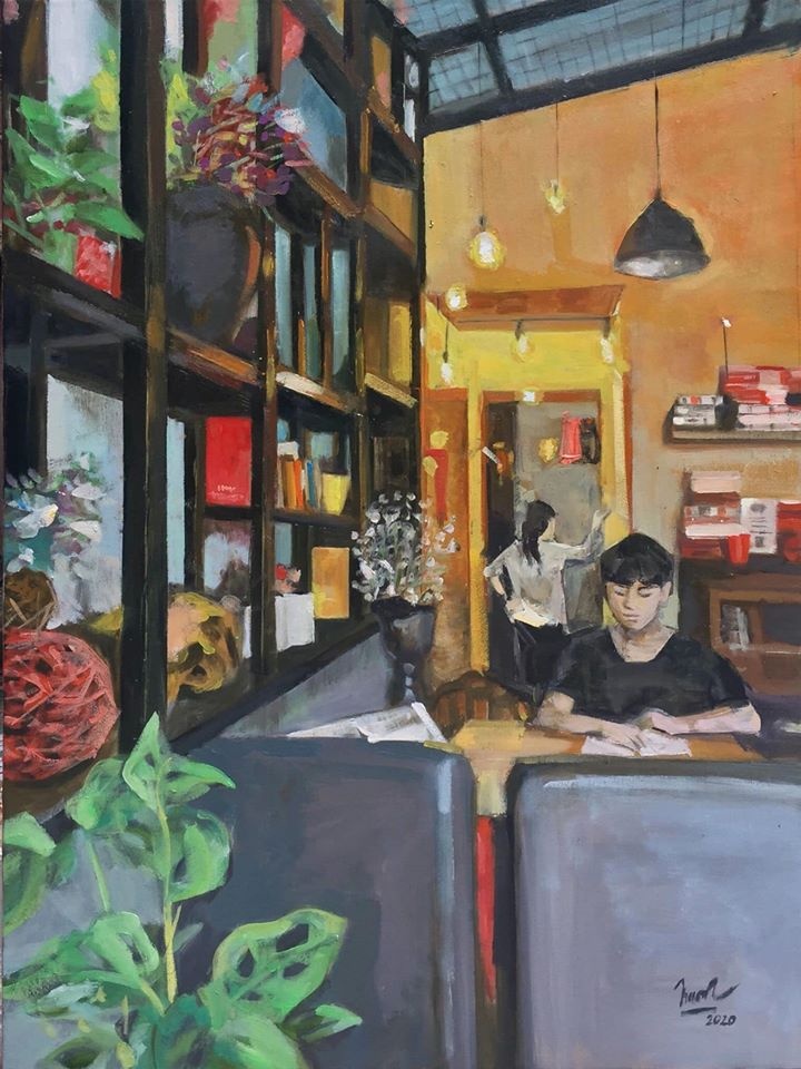 Tranh mua gian cach anh 8