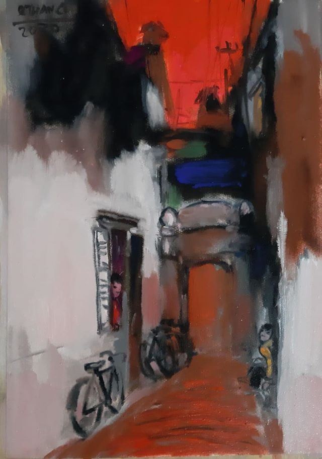 Tranh mua gian cach anh 9