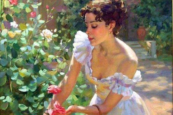 Nguoi go cua nhung bong hoa hinh anh