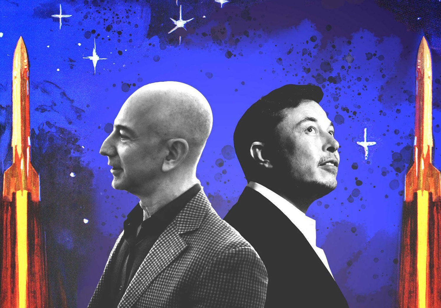 Hai ty phu Elon Musk va Jeff Bezos, ai se den Hoa tinh truoc? hinh anh
