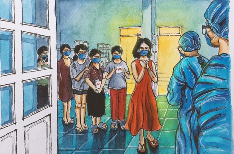 Ban tre truong thanh hon, tran trong tinh nguoi trong dai dich hinh anh