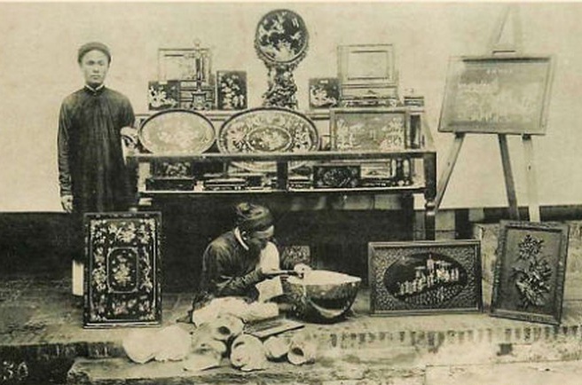 Tho may, tho kham o Ha Noi hon 100 nam truoc hinh anh