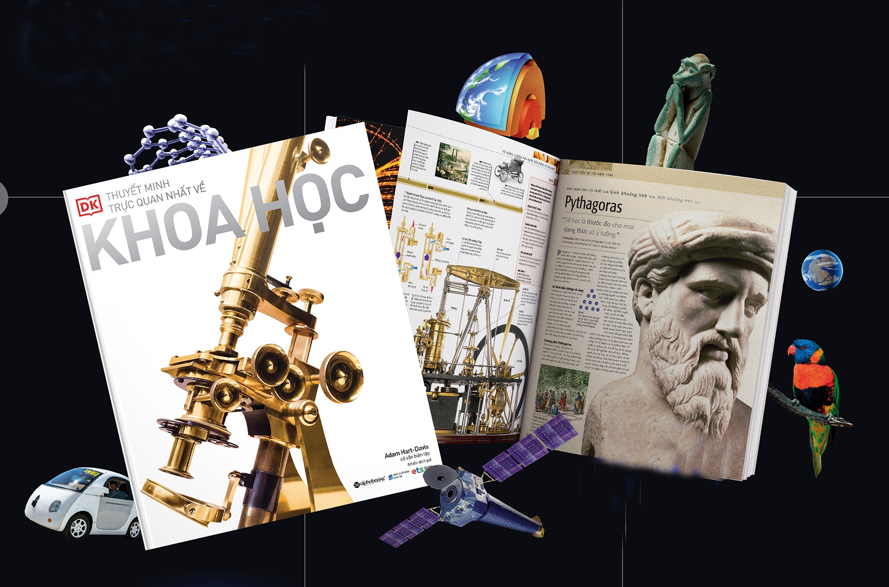 Buc tranh sinh dong ve khoa hoc hinh anh