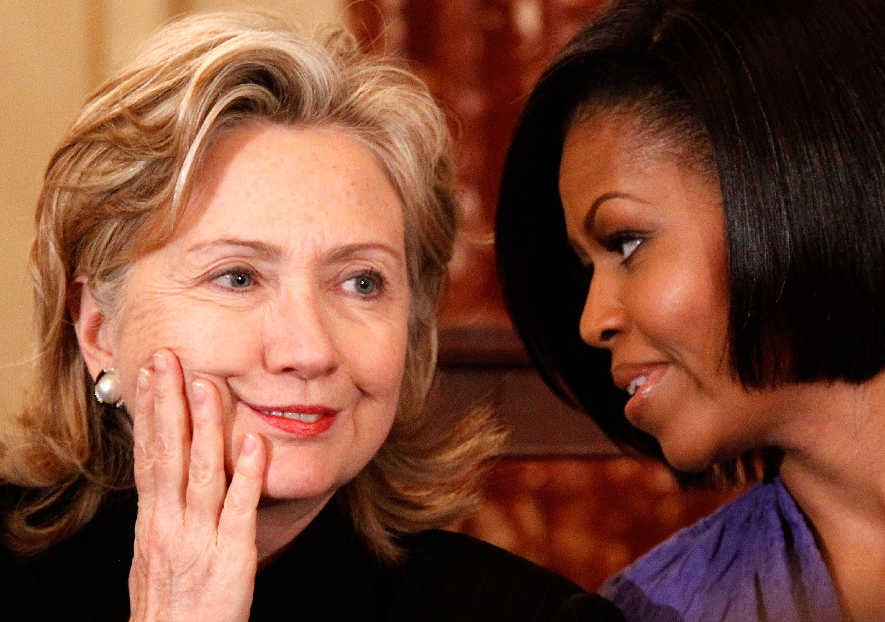 Michelle Obama nguong mo su vung vang cua Hillary Clinton hinh anh