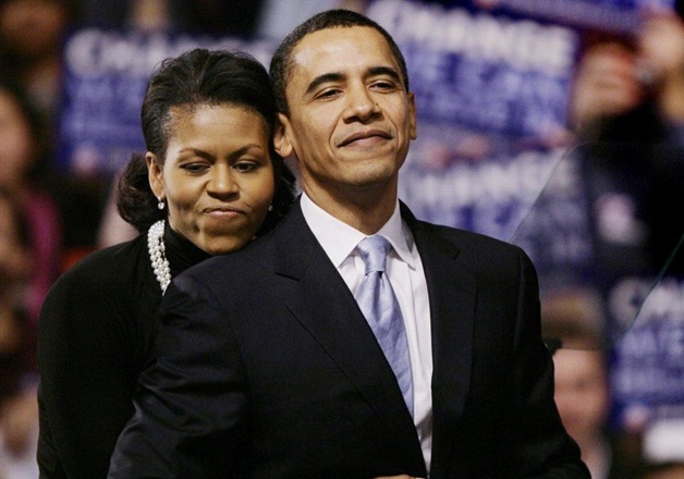 Ba Michelle Obama va ky niem cho ket qua bau cu hinh anh