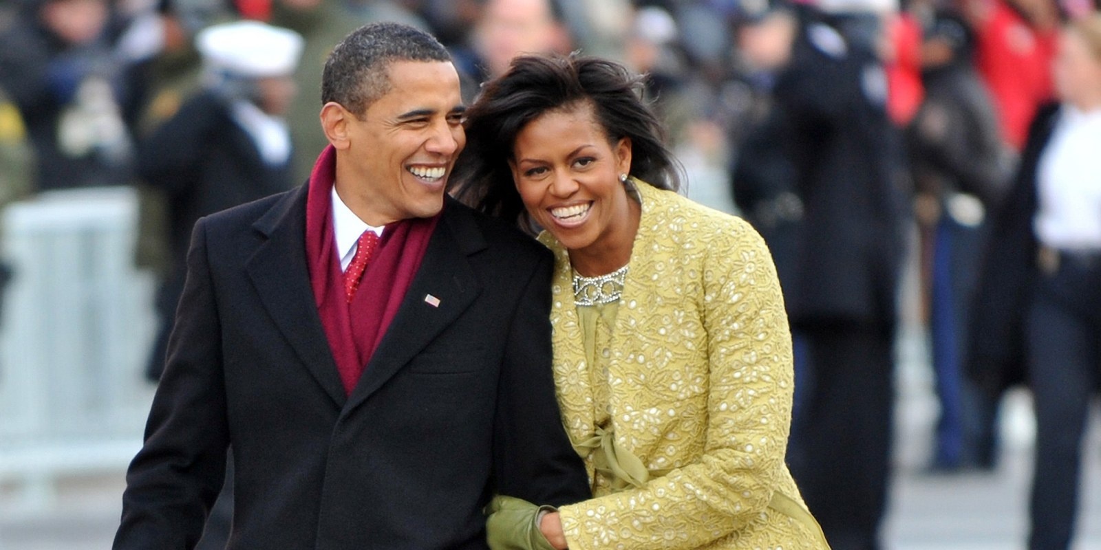 Michelle trong ngay bau cu anh 1