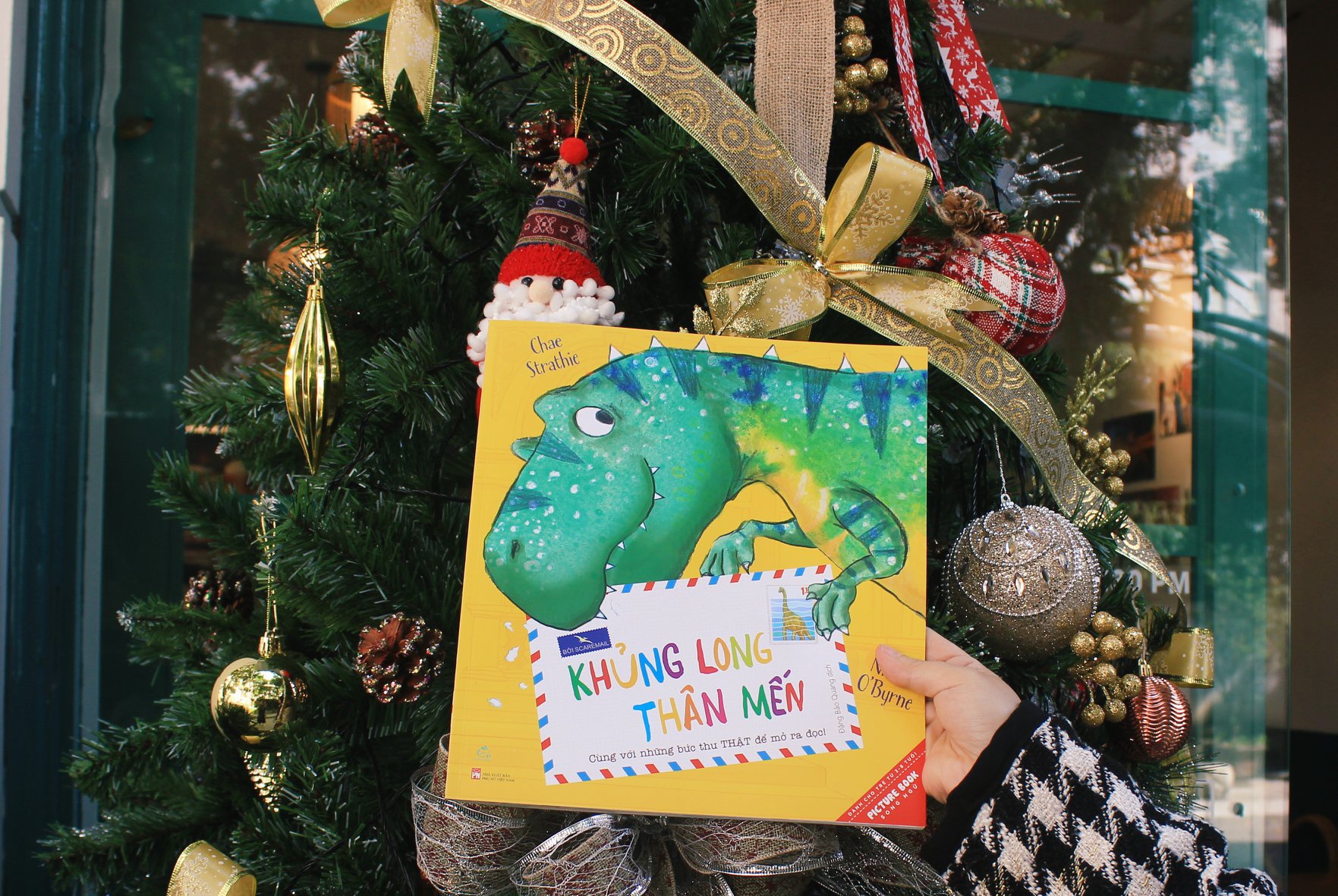 Chuyen cau be gui thu cho khung long hinh anh