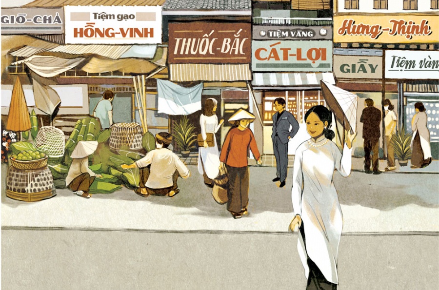 Quan bun cha noi tieng mot thoi o nga ba Ong Ta hinh anh