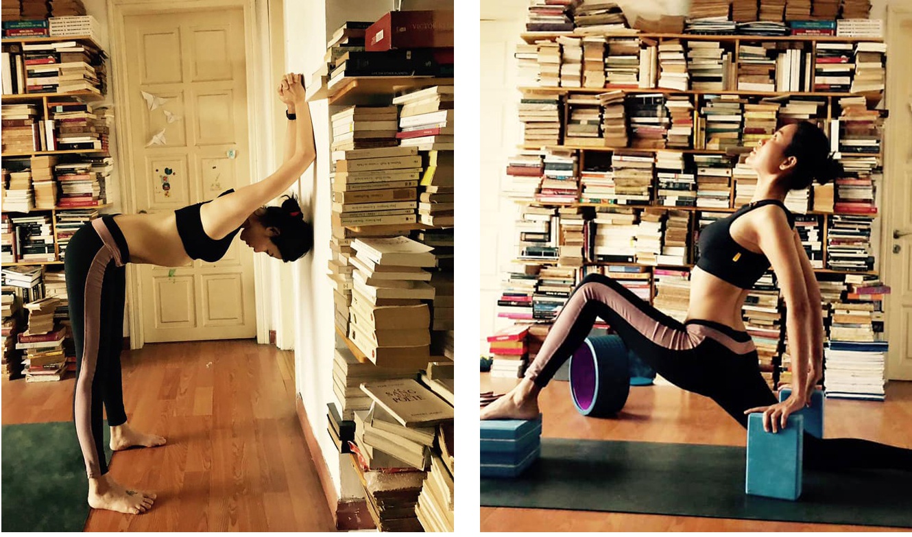 Hoa hau Thu Thuy doc sach anh 2