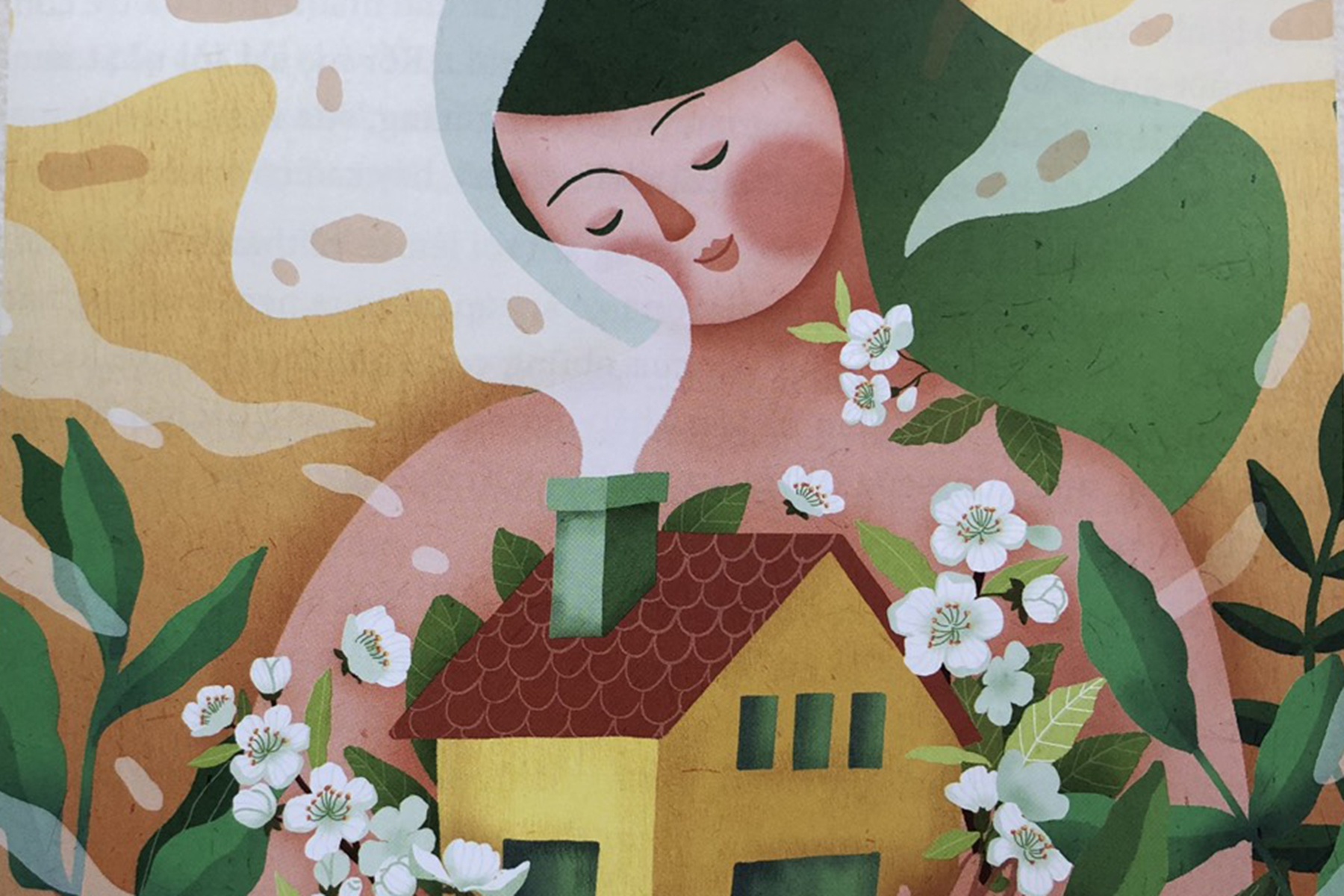 Yen lang nghe mui Tet hinh anh