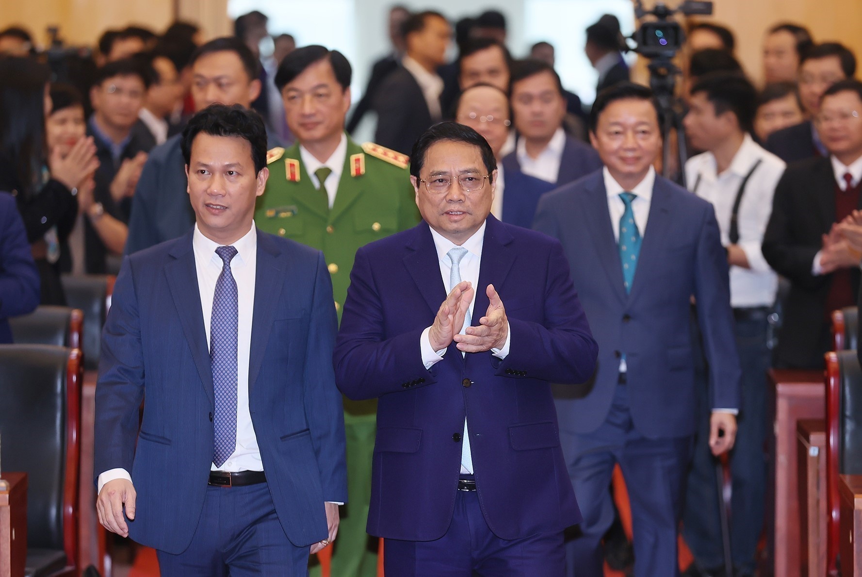 Thu tuong du hoi nghi trien khai nhiem vu nganh Tai nguyen-Moi truong hinh anh