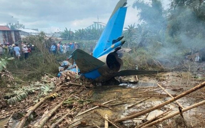 May bay quan su roi o Quang Nam hinh anh