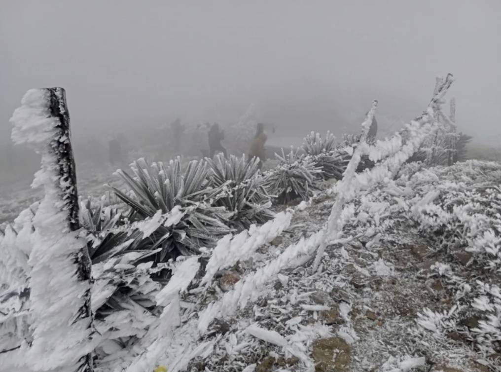 Vung nui phia Dong Bac Bo co the xay ra bang gia, mua tuyet hinh anh