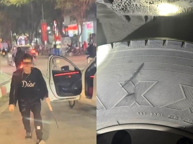 Chém xe ở Hà Nội ảnh 1 Chem xe o Ha Noi anh 1
