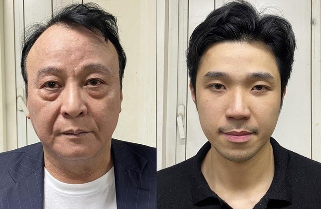 Cha con Chu tich Tap doan Tan Hoang Minh Do Anh Dung sap hau toa hinh anh