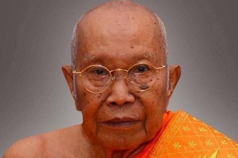 Duc Dai lao Hoa thuong Tep Vong - Vua su Phat giao Campuchia vien tich hinh anh