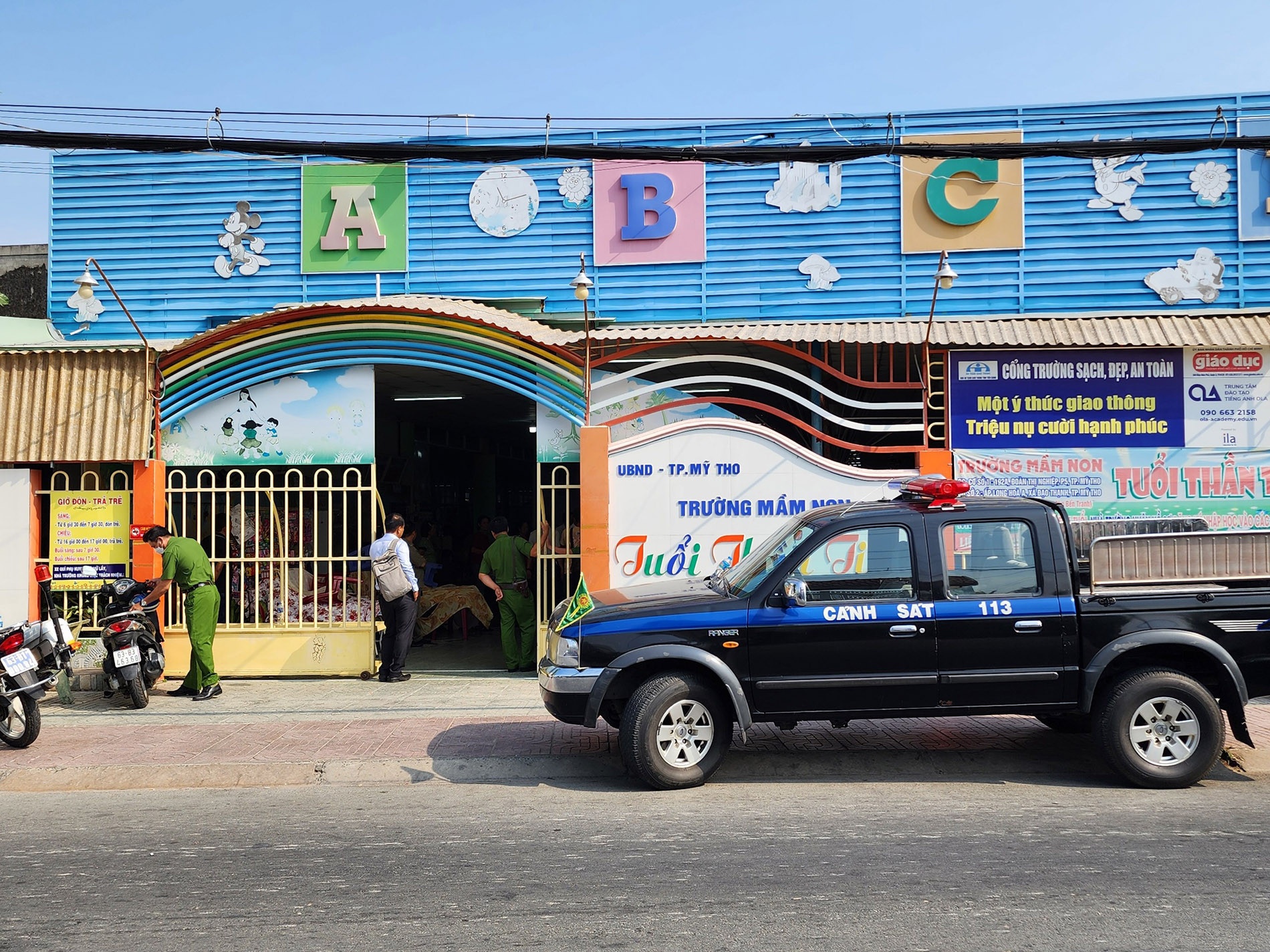 Vay bat ke la mat cam dao xong vao truong mam non o TP My Tho hinh anh