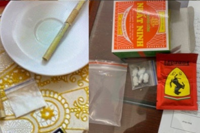 Nguy trang ketamine, thuoc lac va 'nuoc vui' trong cac hop banh hinh anh