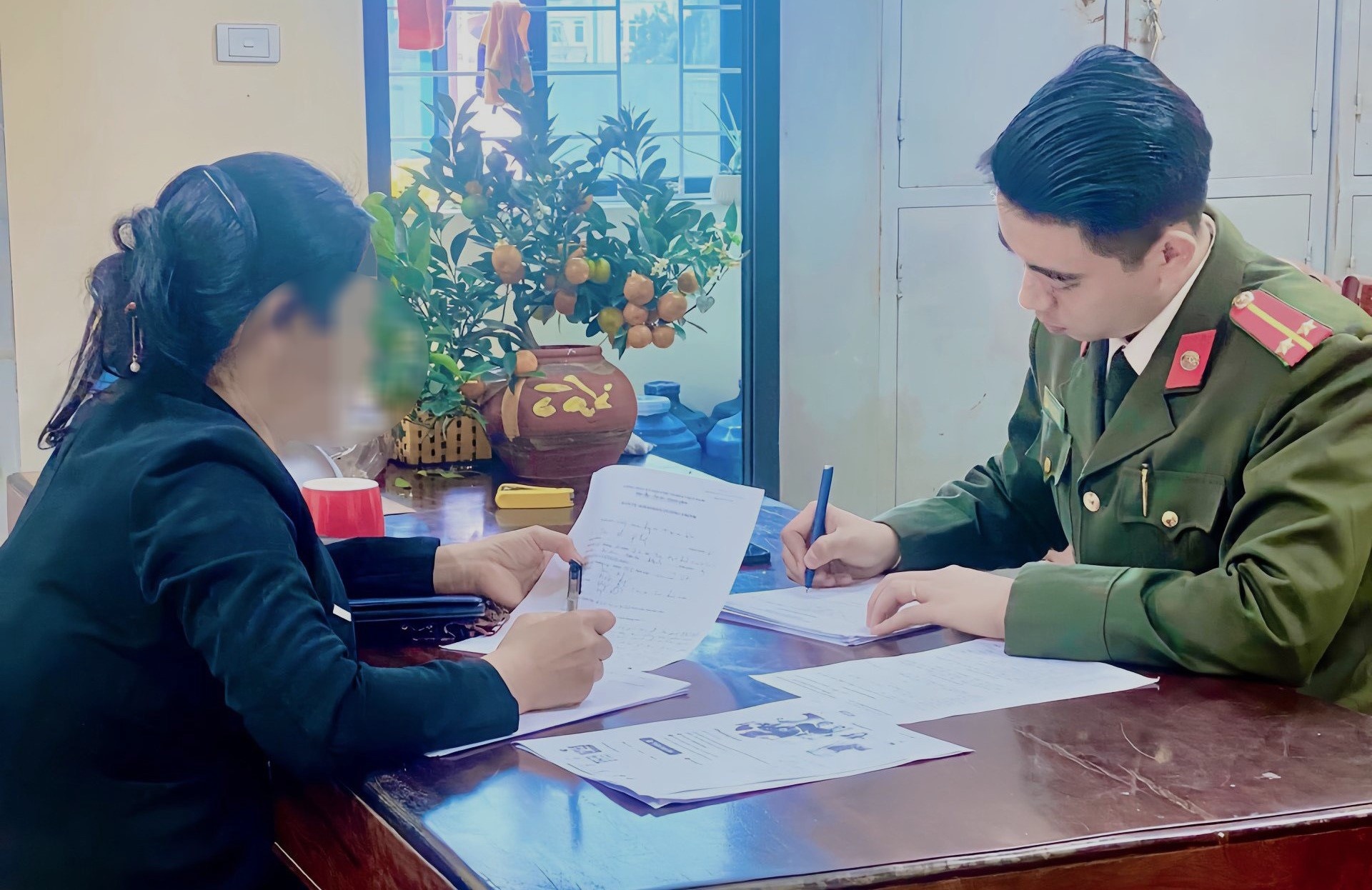 Cong an Thanh Hoa xu phat nguoi dang Facebook bao chot do nong do con hinh anh