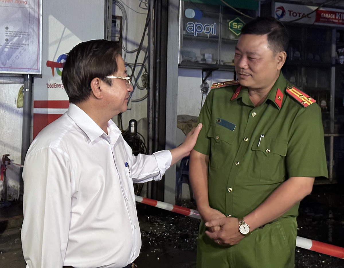 chay garage oto Can Tho anh 2