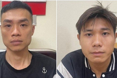 Bat nhom doi tuong chuyen trom cap xe may o Ha Noi hinh anh