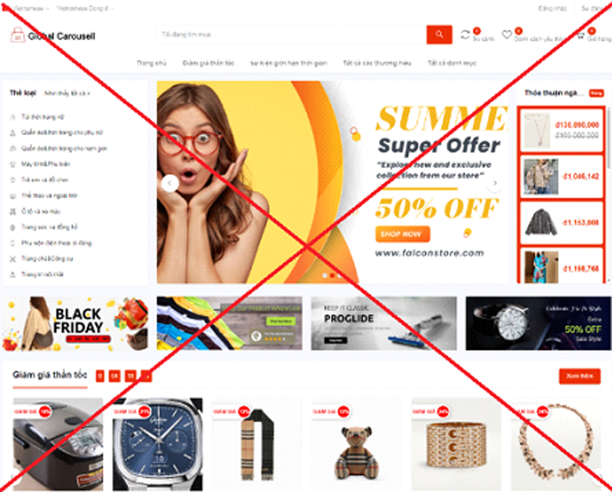 Mat gan 3 ty dong vi mo gian hang tren website gia mao hinh anh