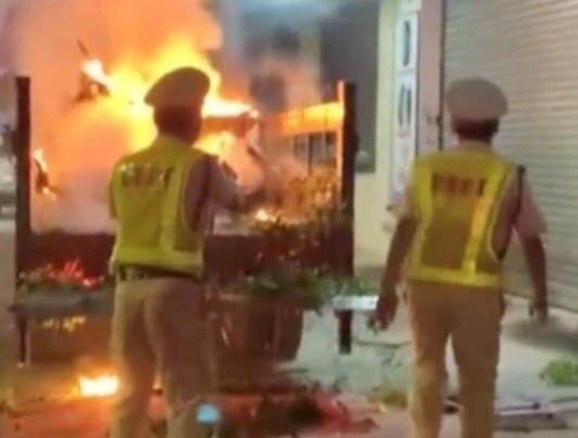 Doi tuong vi pham nong do con dot 4 xe may dang bi tam giu hinh anh