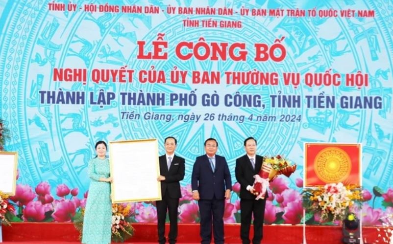 Tien Giang co thanh pho thu hai la Go Cong hinh anh