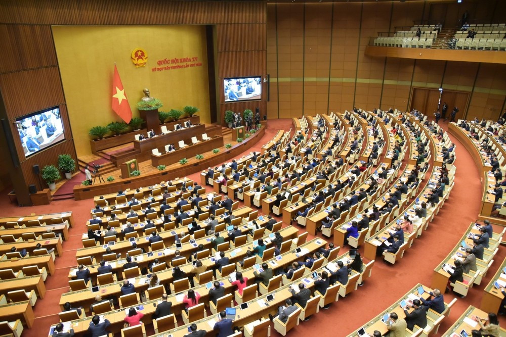 Chieu nay, Quoc hoi hop bat thuong xem xet nhan su thuoc tham quyen hinh anh