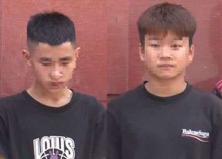 Trieu tap nhom thanh, thieu nien giai quyet mau thuan bang hung khi hinh anh