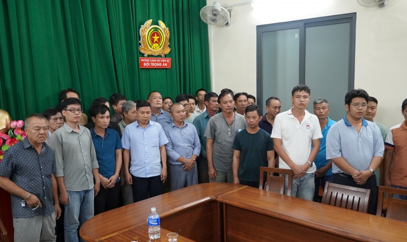 Cac bi can trong vu an dang kiem thanh khan khai nhan hanh vi sai pham hinh anh
