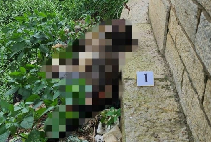 Phat hien thi the nam gioi da kho o chan cau Long Bien hinh anh