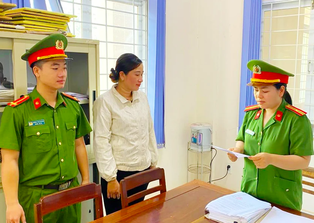 Nu giam doc cong ty moi truong bi khoi to vi tron thue hinh anh