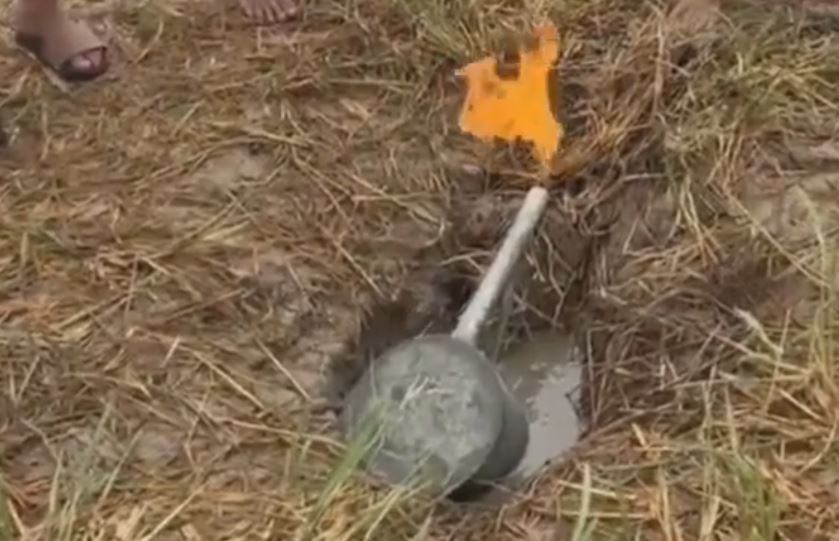 Nuoc boc chay giua dong lua o Soc Trang hinh anh