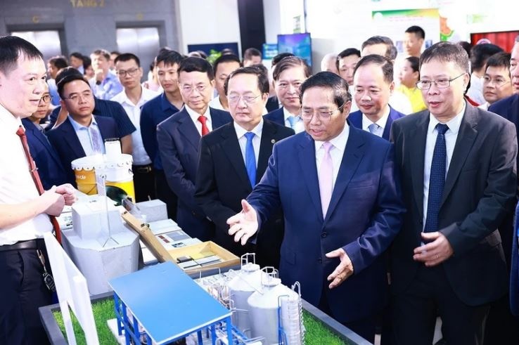 Thu tuong Pham Minh Chinh du Ngay Khoa hoc va Cong nghe Viet Nam hinh anh