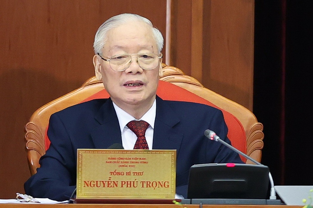 Toan van phat bieu khai mac Hoi nghi Trung uong 9 cua Tong Bi thu hinh anh